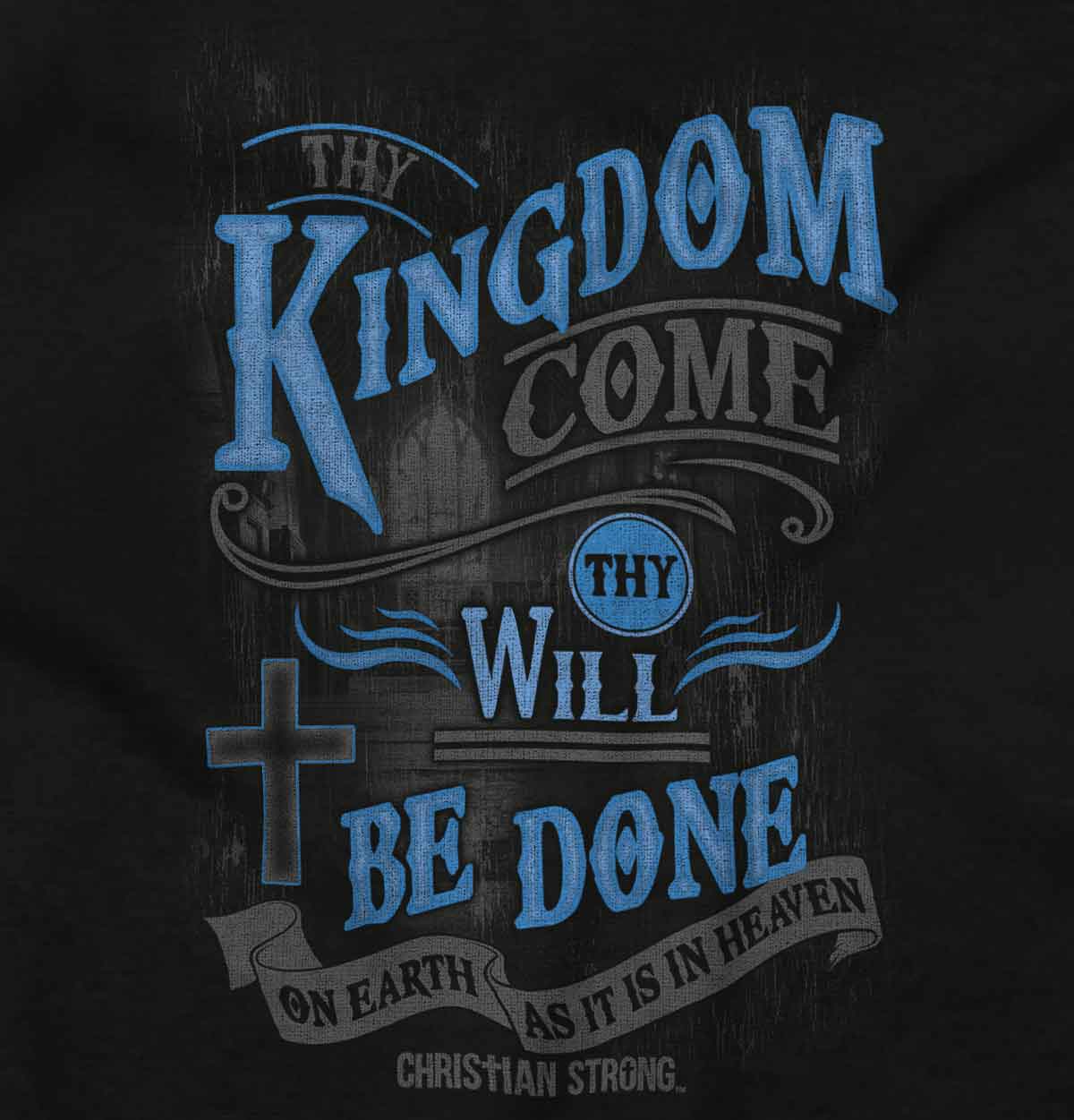 Kingdom Come Heavy Cotton Tee | – Christian Strong