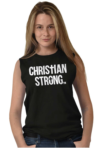 Christian Strong Sleeveless Tee