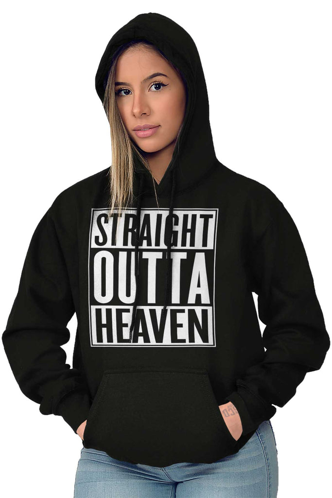 Outta Heaven Pullover Hooded Sweatshirt | – Christian Strong