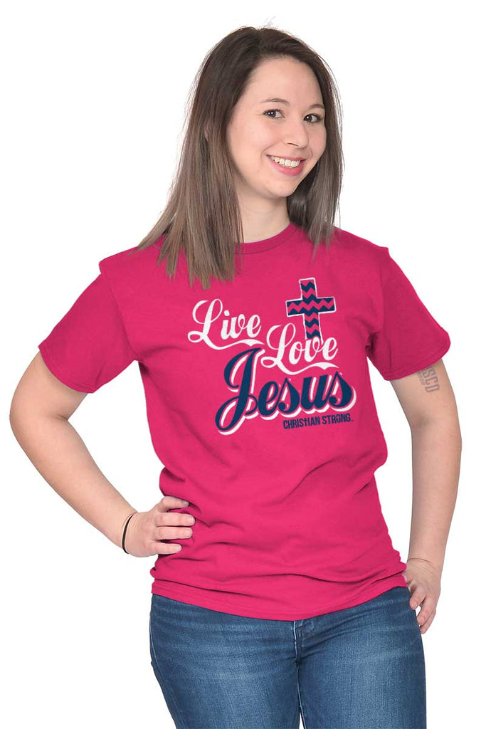 Live Love Jesus Heavy Cotton Tee | – Christian Strong