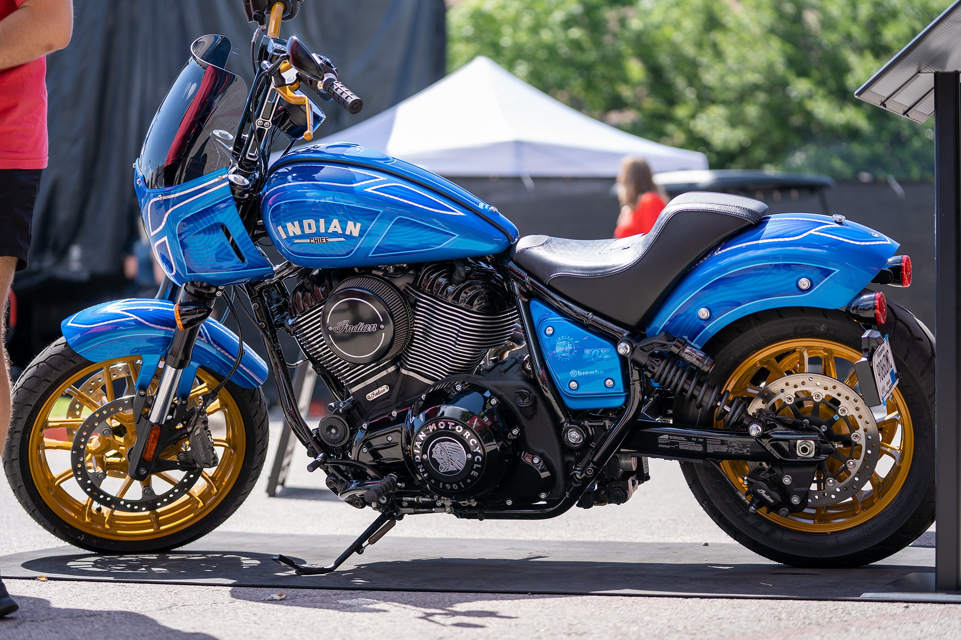 Custom painted Indian Chief by Hollister Powersports Custom Paint & Body