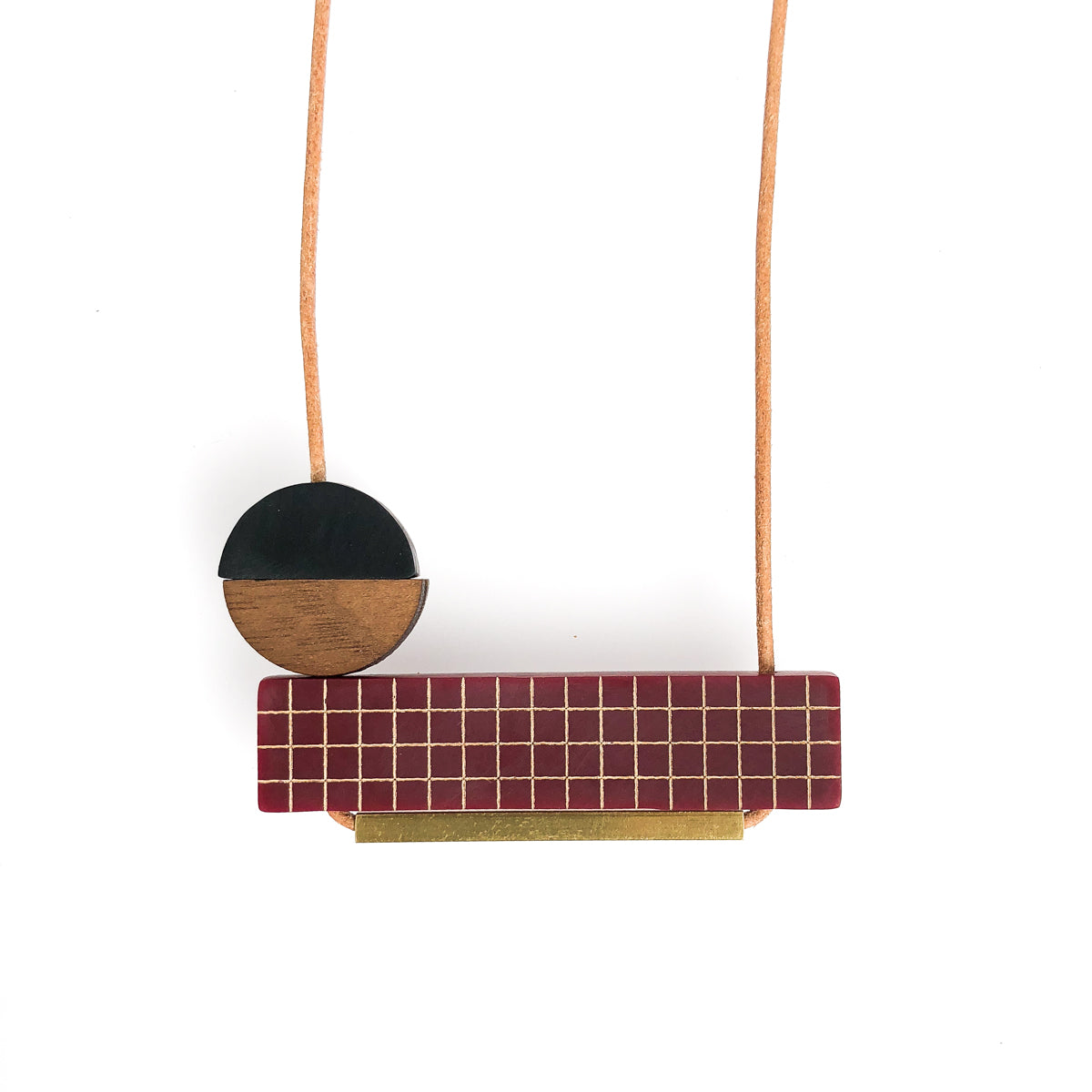 Pia Necklace {leather}