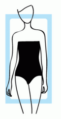 Rectangle body shape