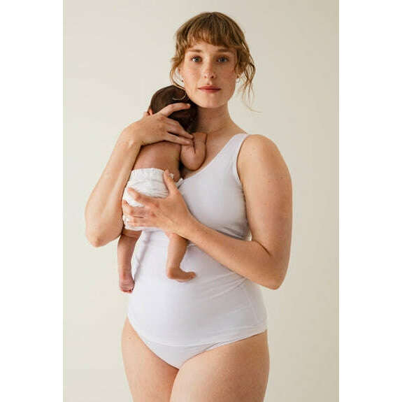 Dreamburn Womens Nursing Tank Tops Built in Bra for Breastfeeding Maternity Camisole  Brasieres XXL Beige1