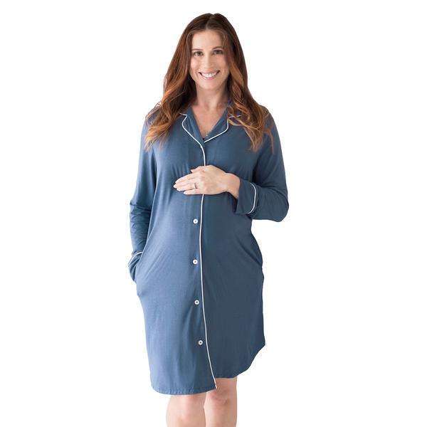 Kindred Bravely Clea Bamboo Classic Long Sleeve Maternity & Nursing Pajama  Set
