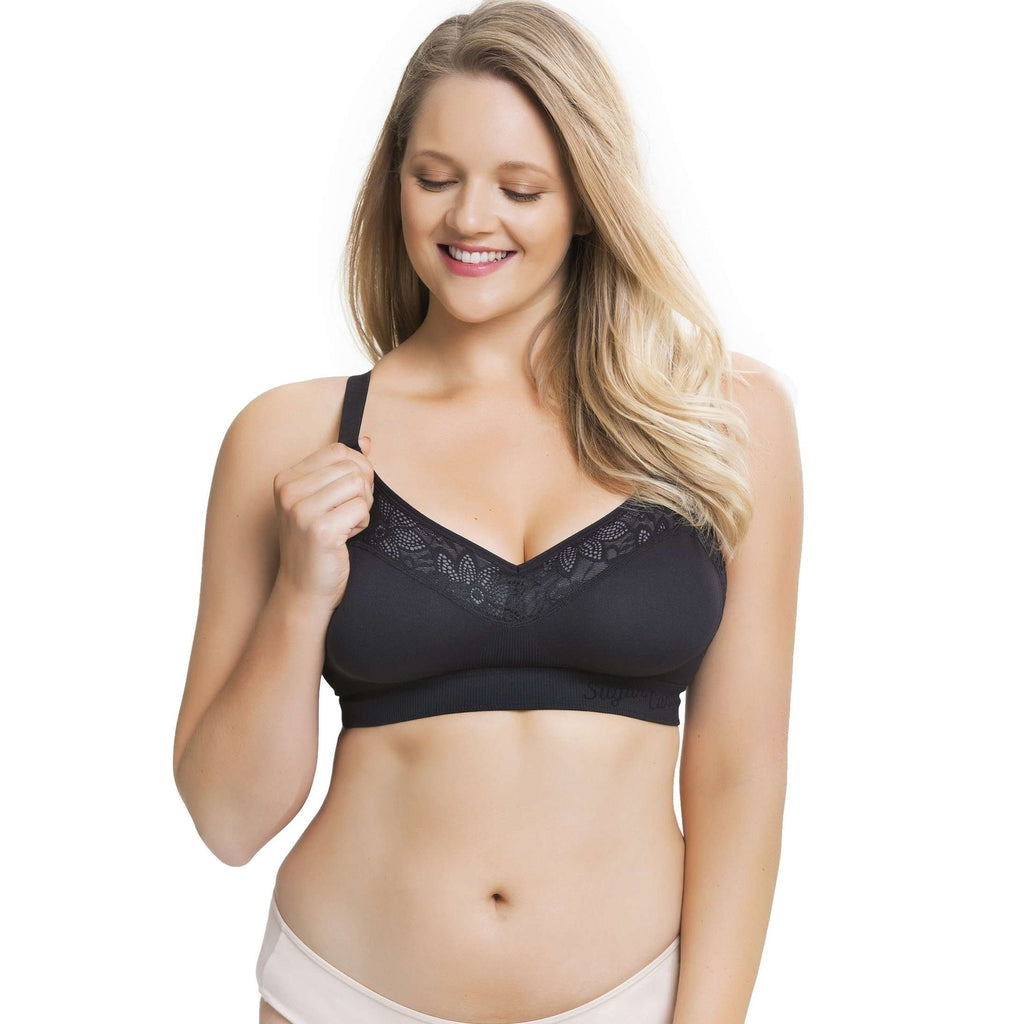 Cake Maternity TimTams Flexi Wire Nursing Bra, Balcony Supportive Maternity  Bra for Breastfeeding, Black, 32I : : Clothing, Shoes & Accessories