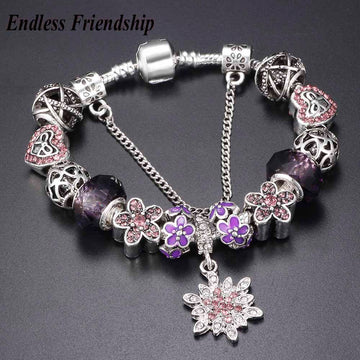 pandora bracelets jewelry women butterfly snowflakes
