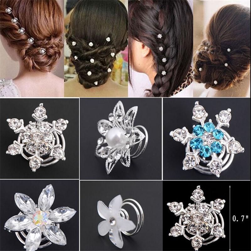 Crystal Swirl Hair Pins – HairJewelBoutique