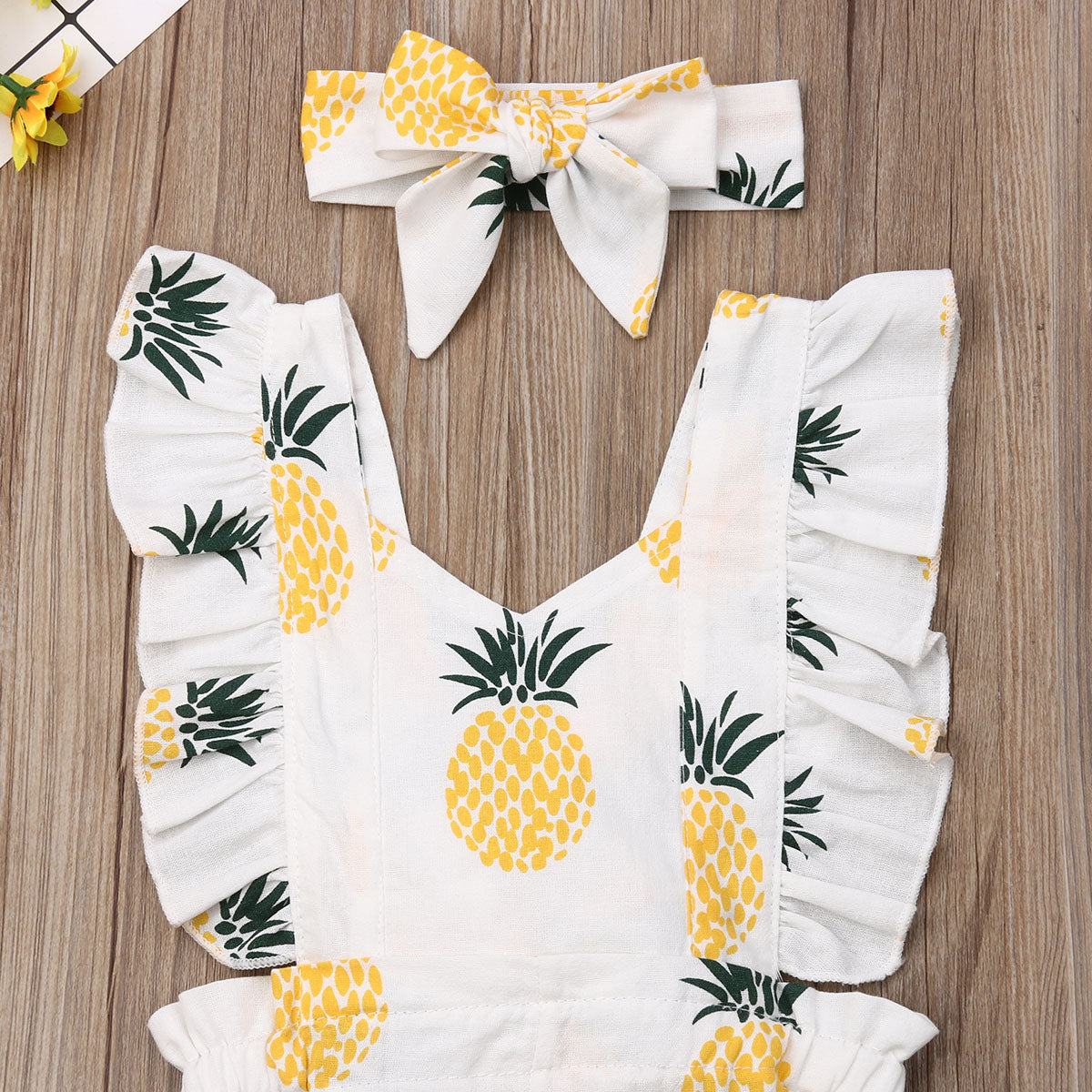 pineapple romper baby