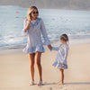 Mommy & Me Quarter Stripe Tassel Mini Dress - Abby Apples Boutique
