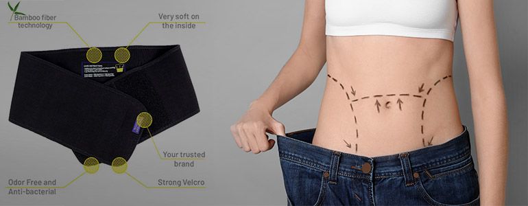 Abdominal binders and liposuction