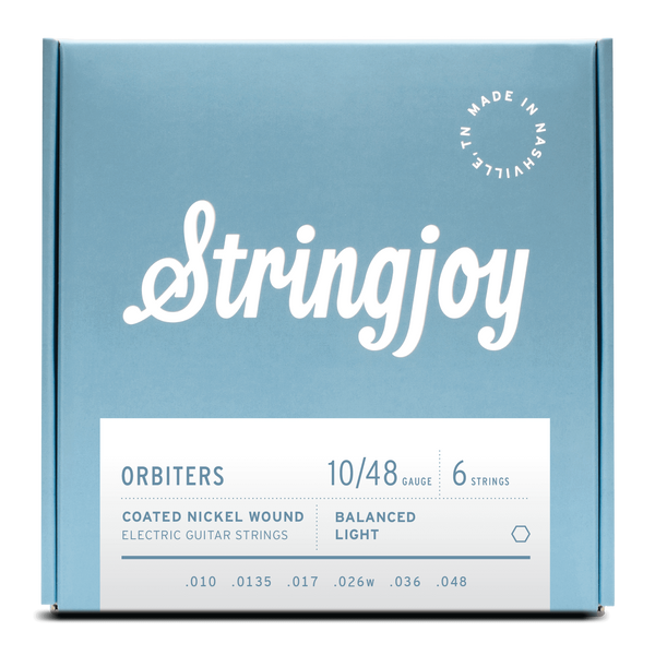 Stringjoy Orbiters - Coated Nickelwound Electric Guitar Strings