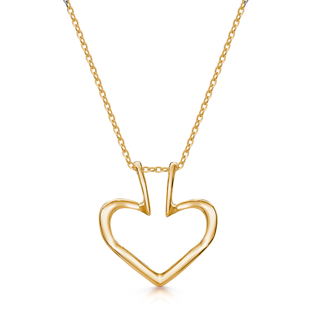 The Heart Ring Holder Necklace – Emily C Jewelry