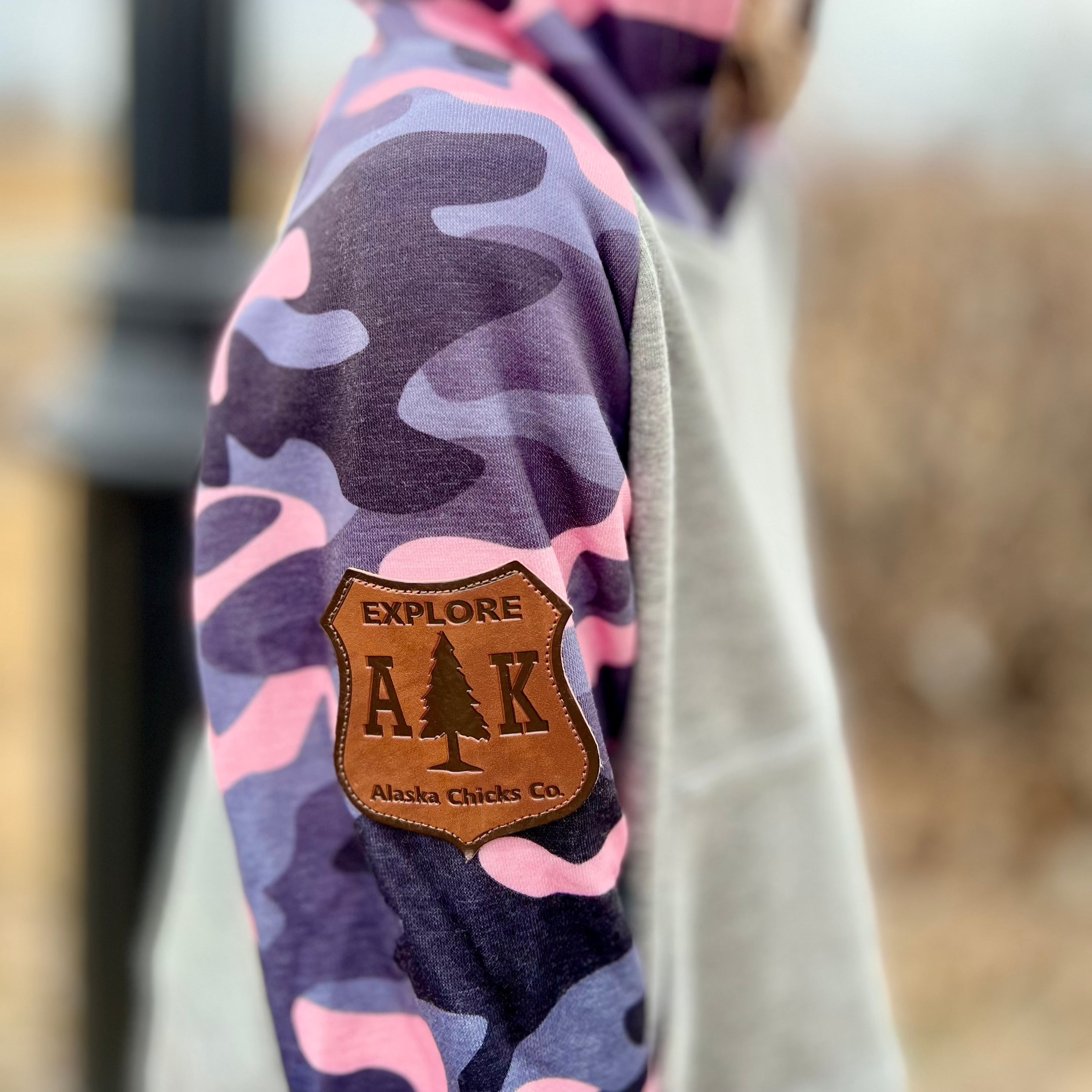 Girl's Camo Accent Hoodie – Alaska Chicks Co