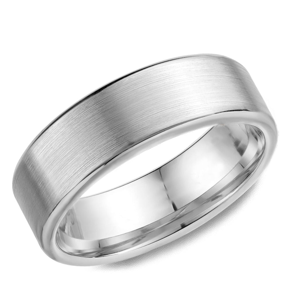 Classic Satin Finish Wedding Band