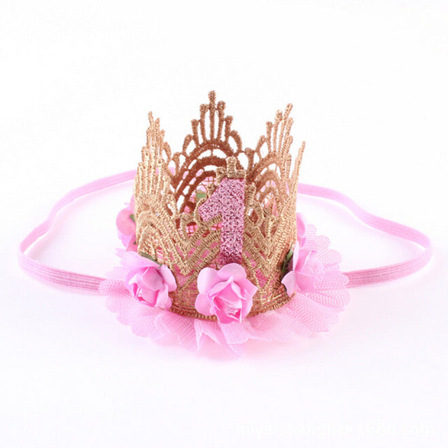 lace birthday crown