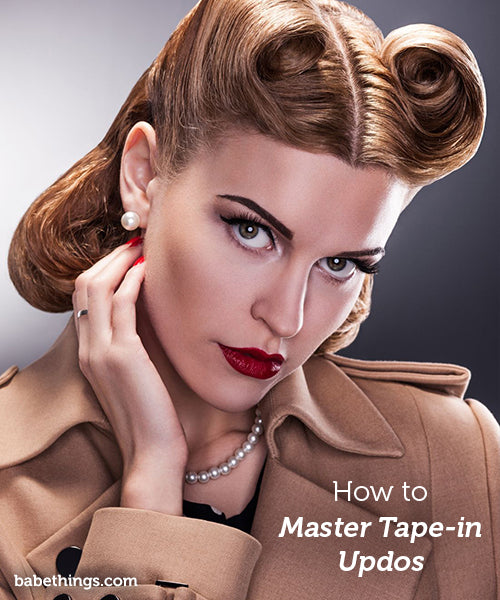 How To Master Tape In Updos Hair Extensions Gossip