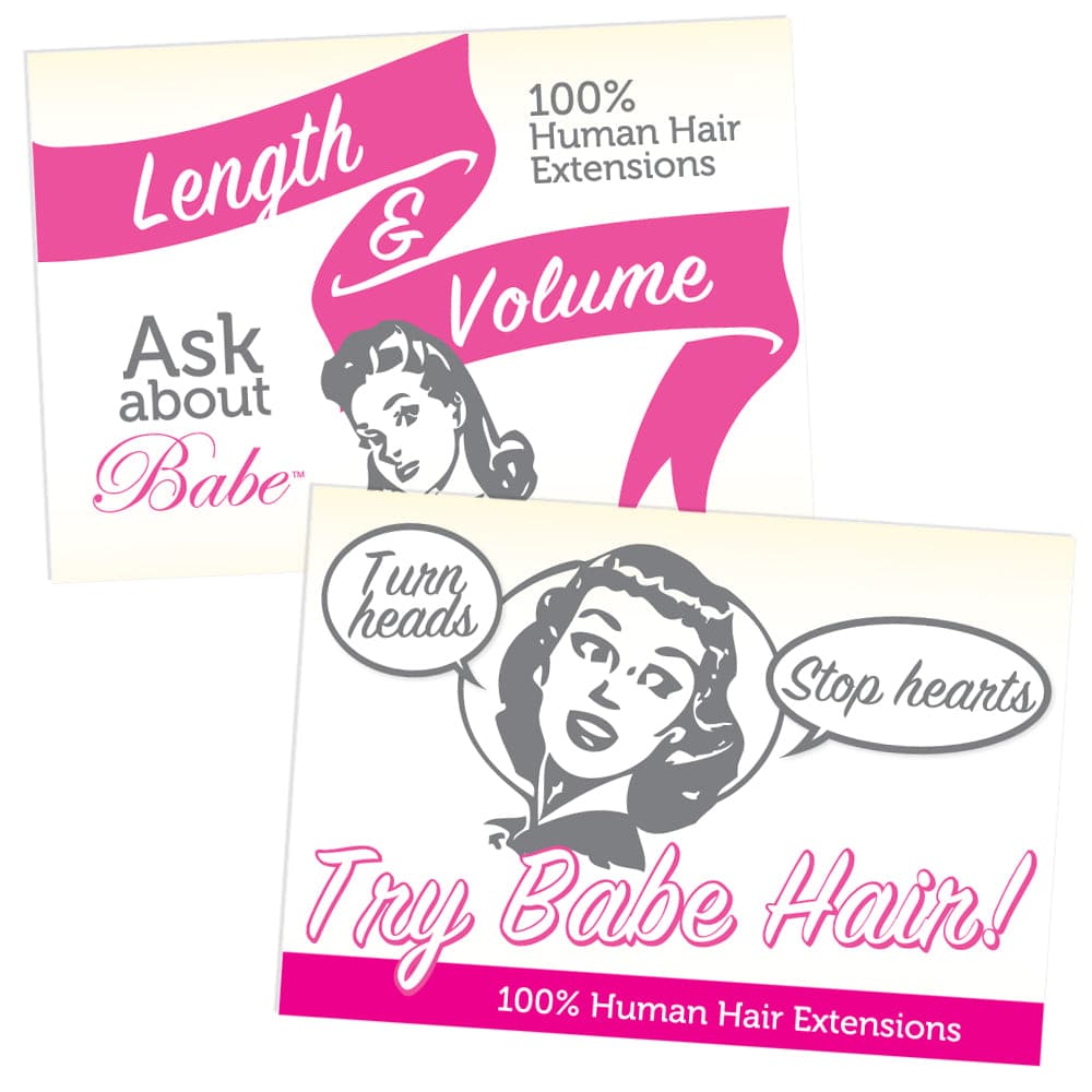 Marketing Materials Kit - Babe Hair Extensions