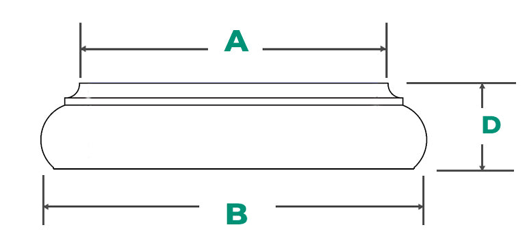 Tuscan Base Molding Dimensional Drawing - Brockwell Incorporated - ColumnsDirect.com