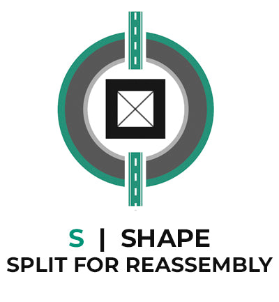 Column Base Shape S - Split for Reassembly