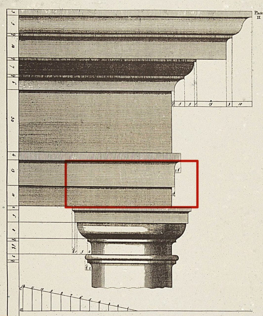 Architrave Illustrated Example - Glossary Image from Brockwell Incorporated