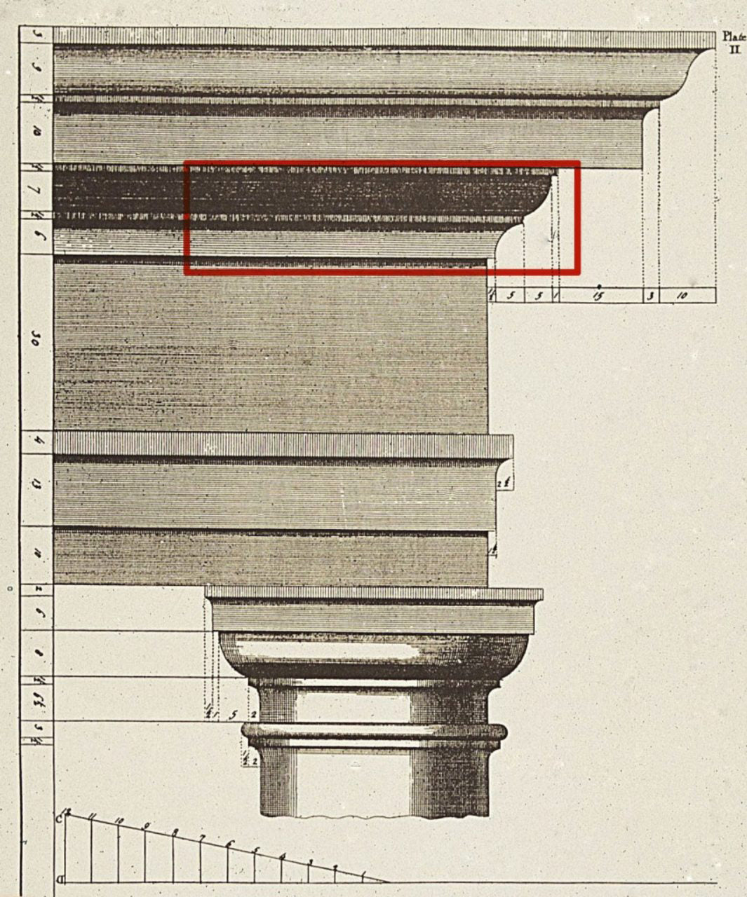 Bed Mould Classical Example - Illustrated Glossary from Brockwell Incorporated