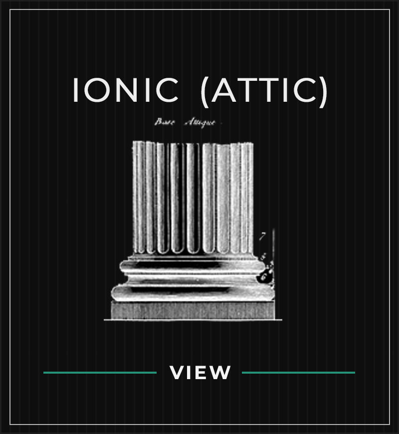 Shop for Ionic (Attic) Base Moldings and Plinths at ColumnsDirect.com