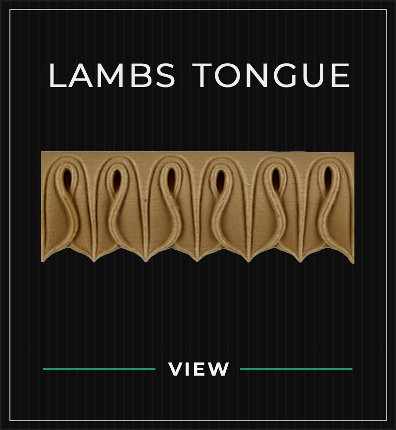 lambs tongue ornate premium compo resin molding designs for wood furniture