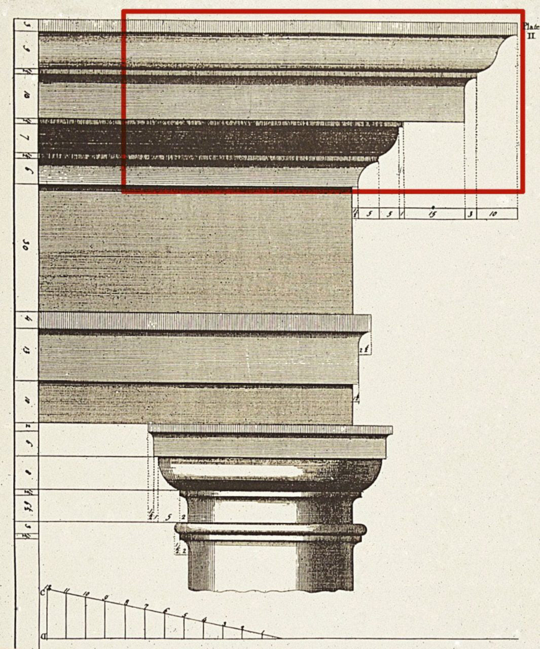 Cornice Example - Classical Architectural Illustrated Definitions by ColumnsDirect.com