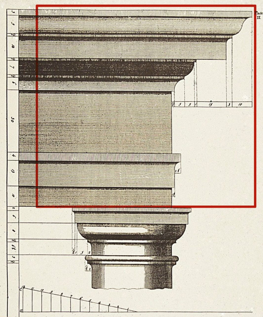 Entablature Illustrated Example - Classical Architectural Glossary by ColumnsDirect.com