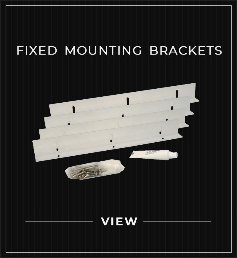 Fixed Mounting Brackets Shutter Hardware for Non Functional Exterior Shutters