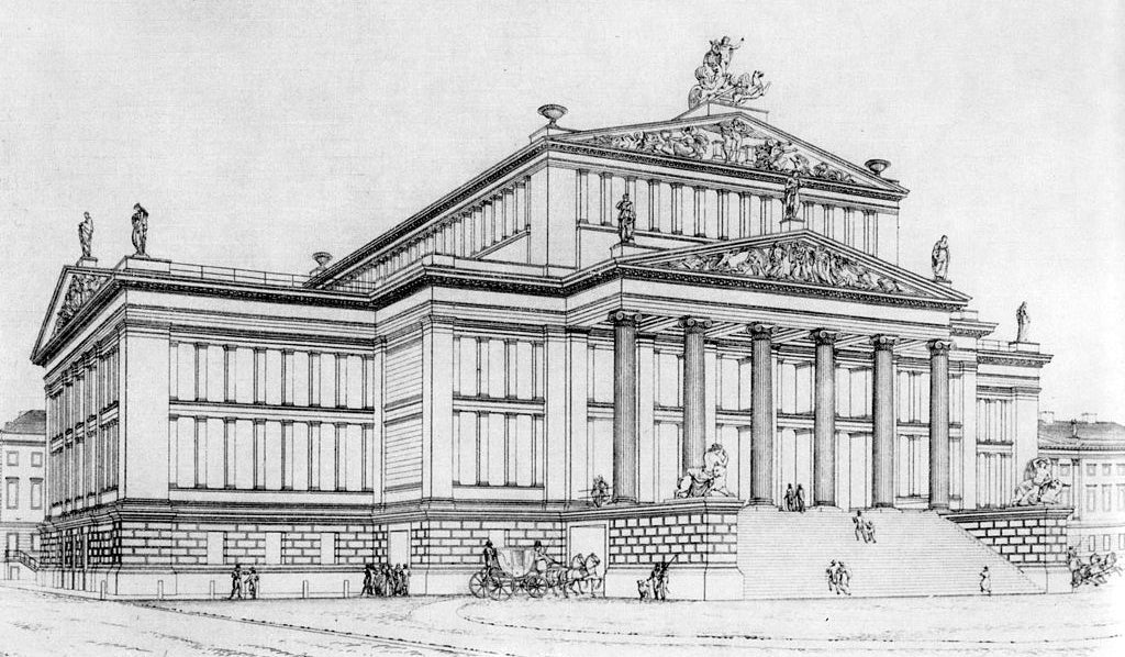 illustrated sketch of a facade for brockwell incorporated's glossary of classical architectural terms
