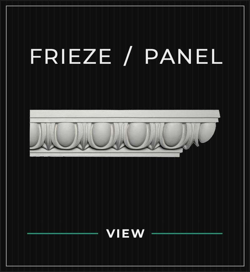 plaster frieze and panel moldings product collection online at ColumnsDirect.com