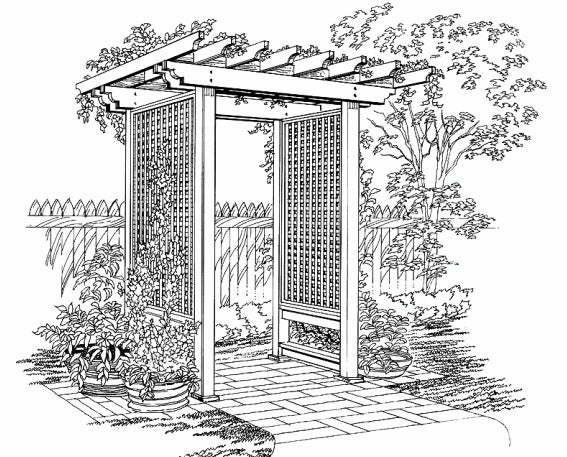 Trellis Illustration - Glossary from Brockwell Incorporated