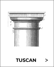 tuscan order capital sketch with gray border from brockwell incorporated