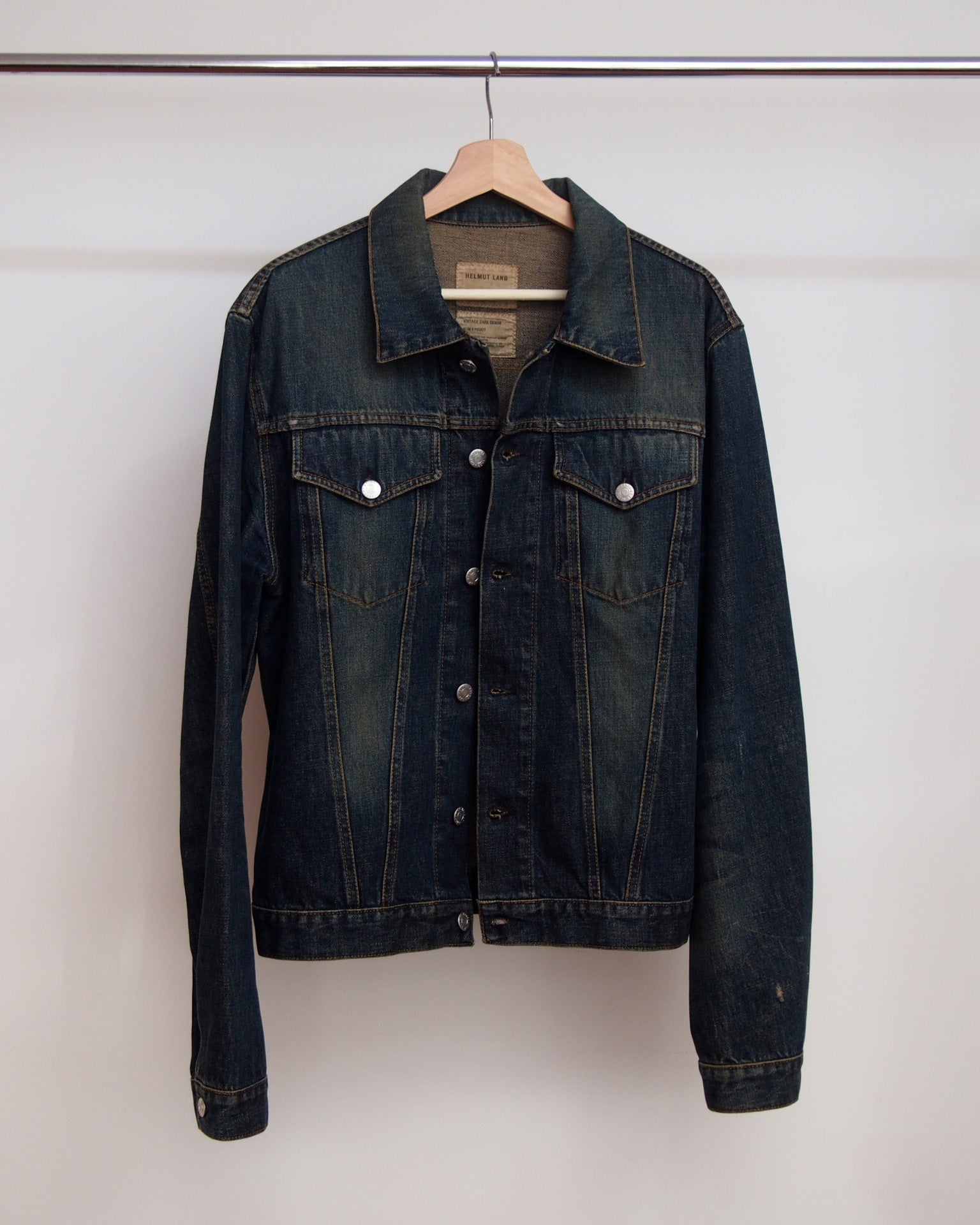 Helmut Lang Slim 2 Pocket Denim Jacket 1998 52 – Kaizen Store