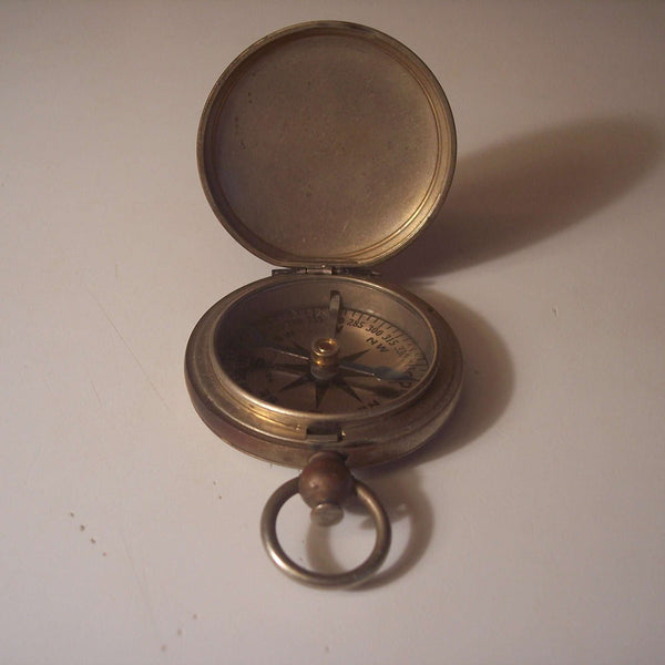 Vintage Wittnauer Military Pocket Watch Style Compass Ww2 Ma And Pas Attic 4355