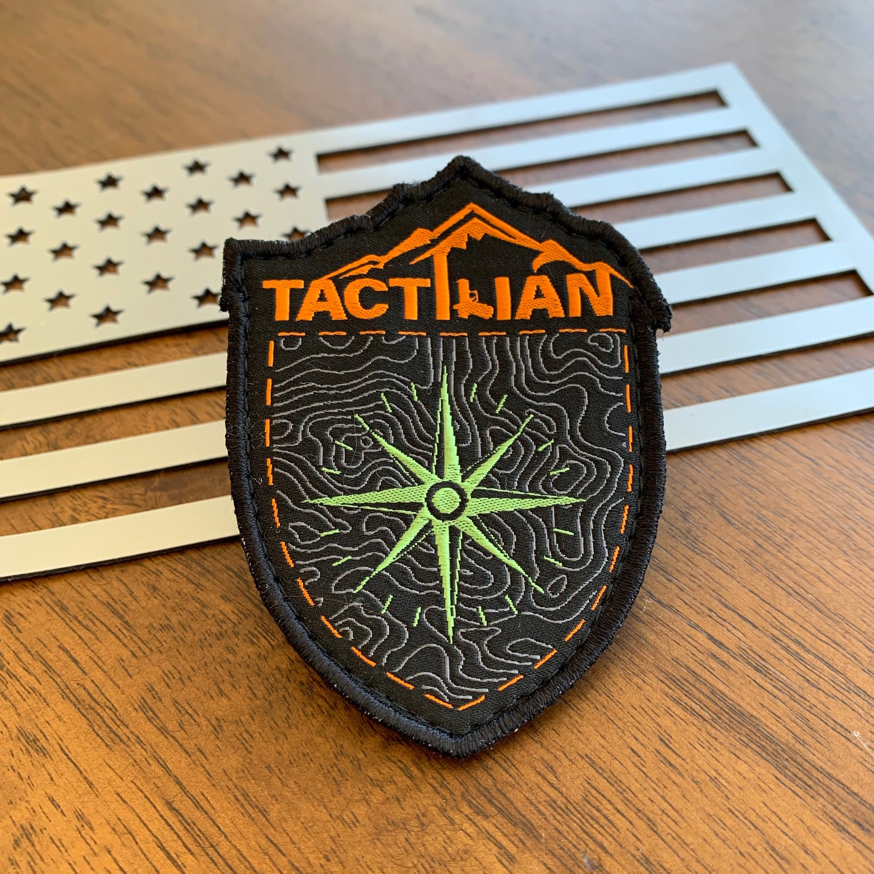 Compass Topography Thread Patch - Tactilian product image