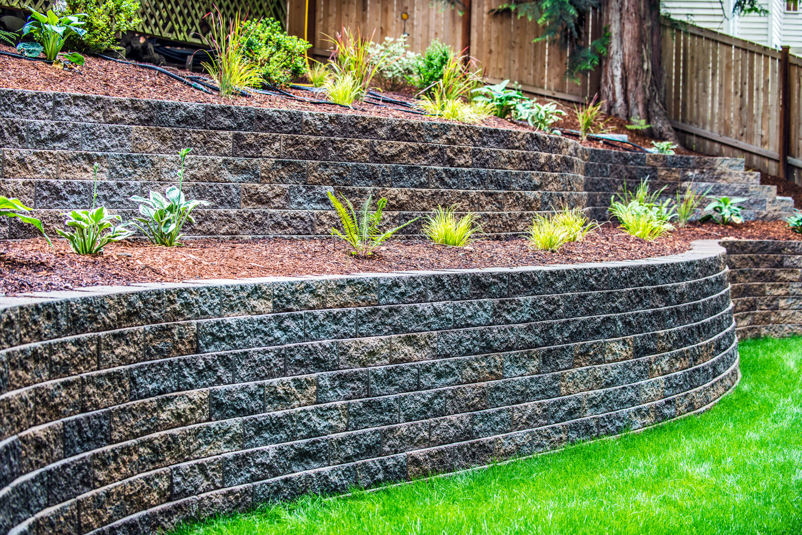 Cape Saint Claire Retaining Wall and Garden Wall Construction