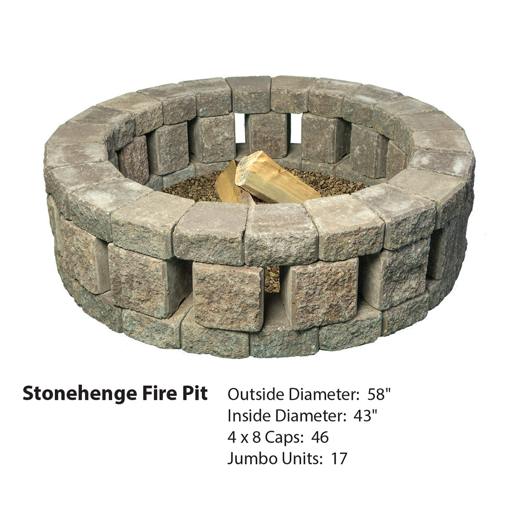 Buy A Stonehenge Fire Pit Kit Mutual Materials Romanstack