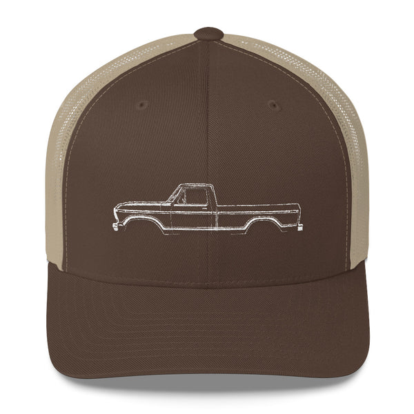 Download Trucker Cap Mockup Half Side View / Snapback Trucker Cap mockup (Left Side View) in Apparel ...