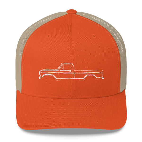 Download 1973-79 F-Series Side View Trucker Cap - Ford Era