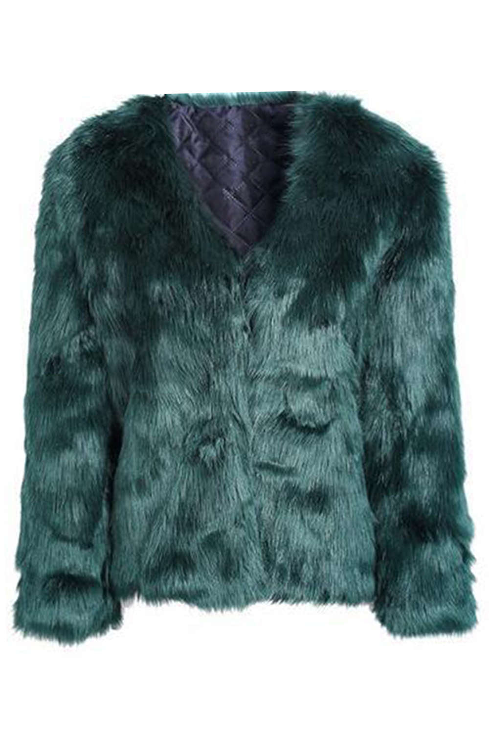 Iyasson Women's Faux Fur Short Coat