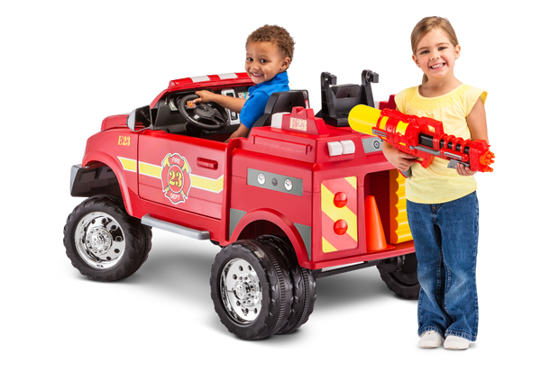 power wheels fire truck with water gun