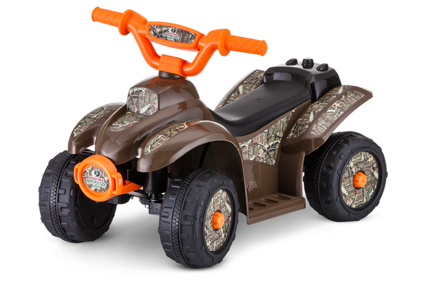 kid trax mossy oak 6v atv green