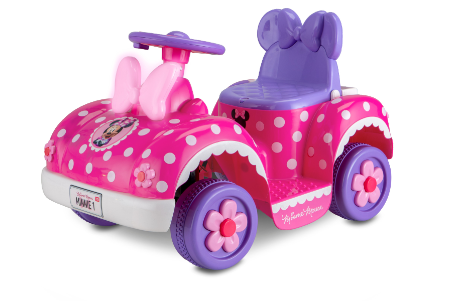minnie mouse electric ride on car