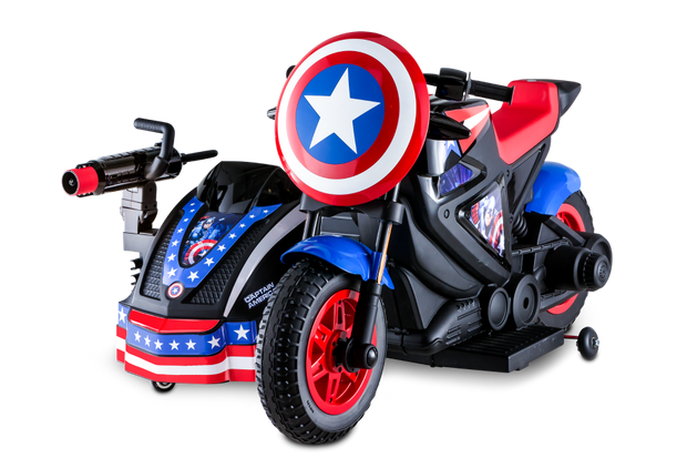 kid trax captain america ride on