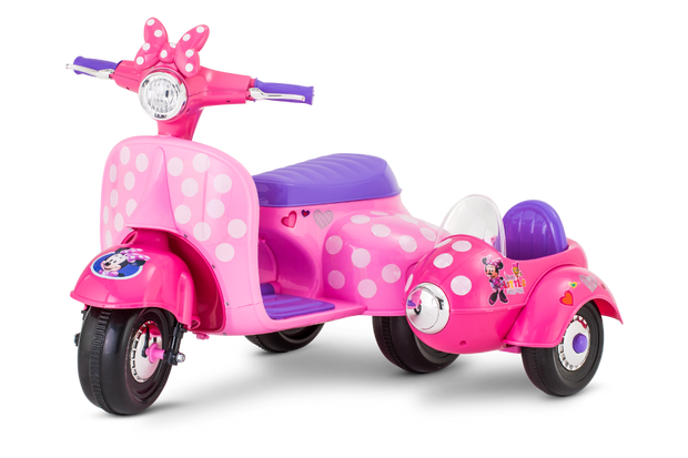 minnie mouse car with sidecar