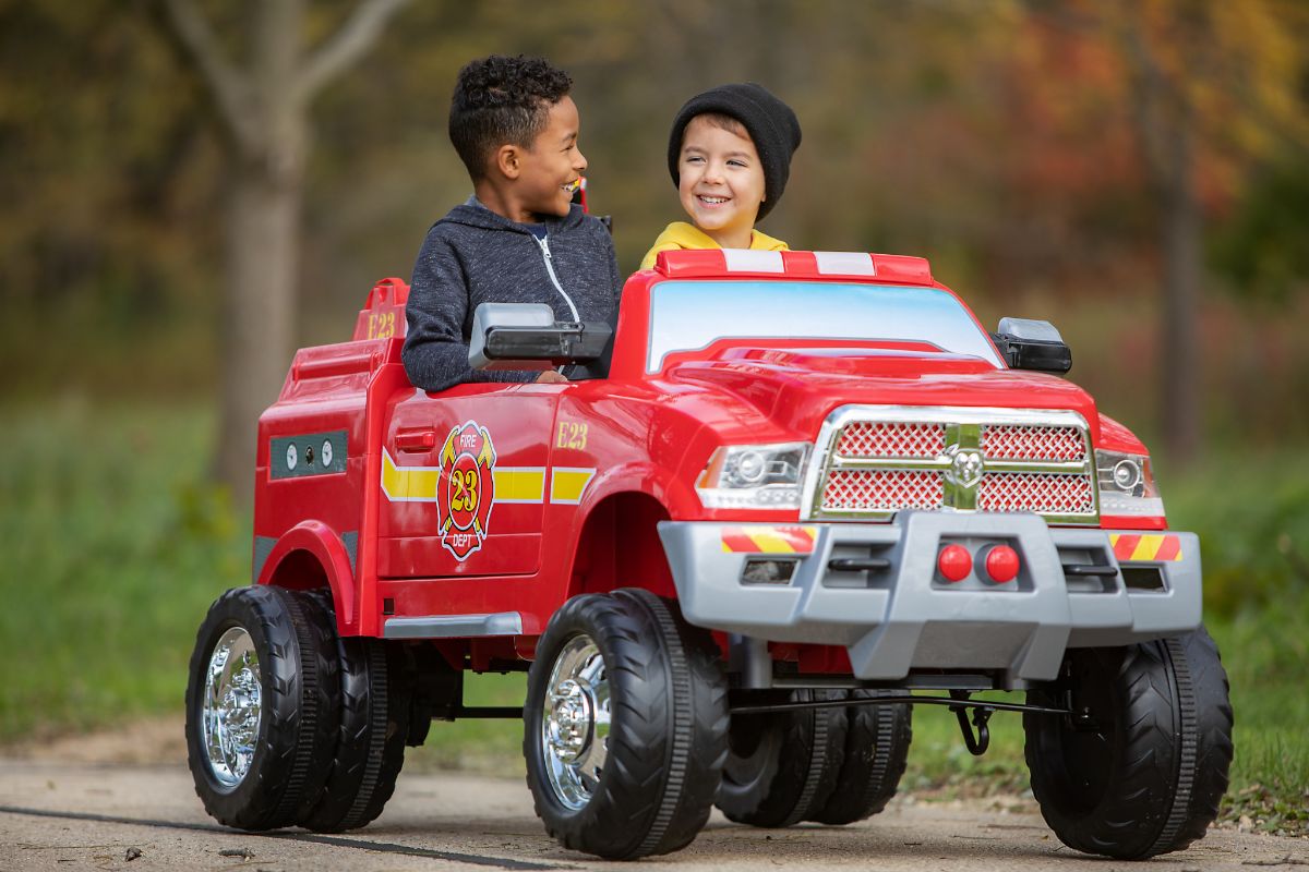 dodge fire truck power wheels