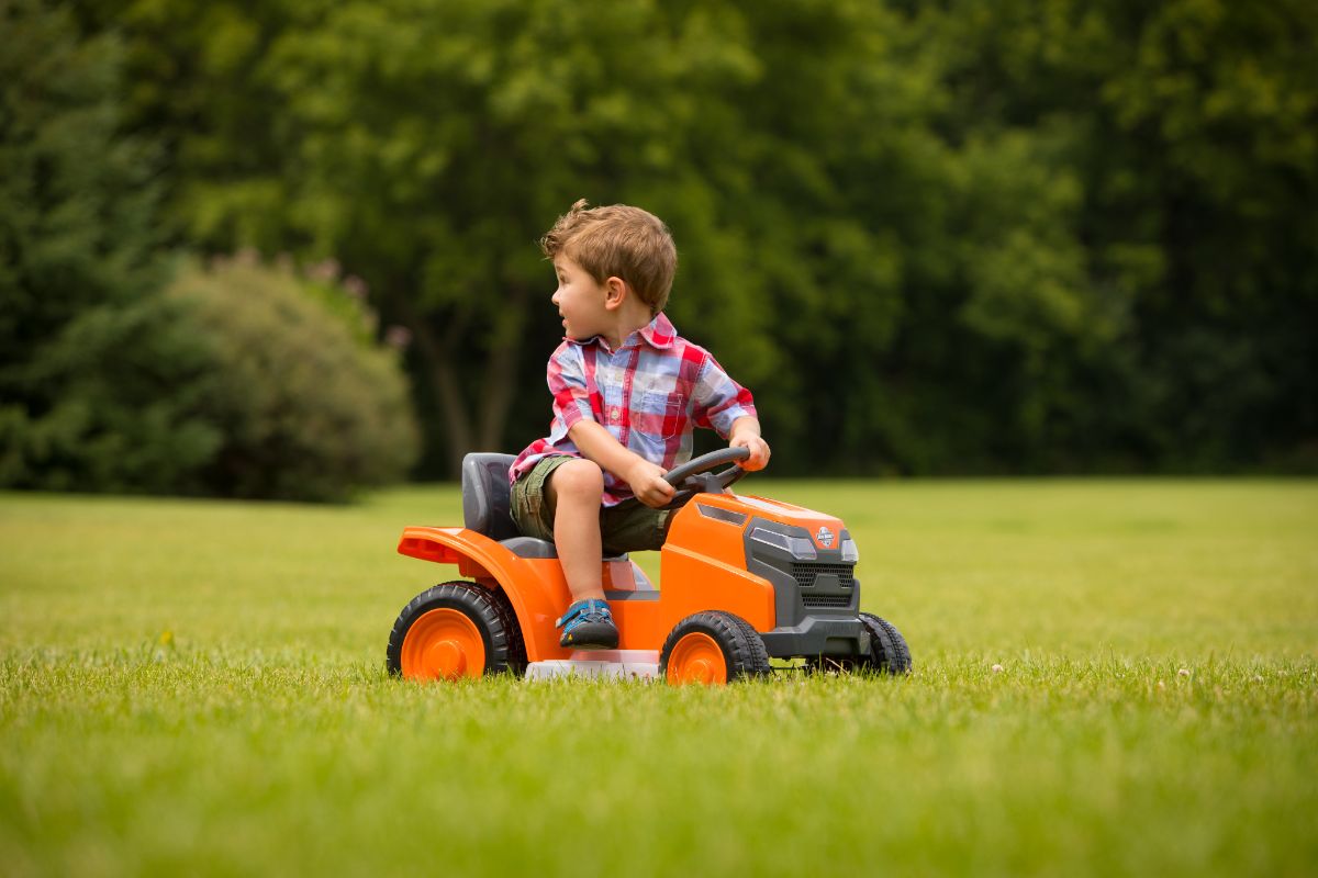 kids ride on mower